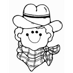 Coloring page: Cowboy (Characters) #91724 - Free Printable Coloring Pages