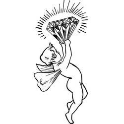 Cupid (Characters) coloring page #196299 to print and color