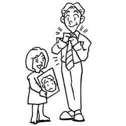Coloring page: Dad (Characters) #103526 - Free Printable Coloring Pages