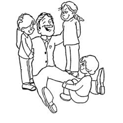 Coloring page: Dad (Characters) #103540 - Free Printable Coloring Pages