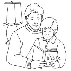 Coloring page: Dad (Characters) #103554 - Printable coloring pages