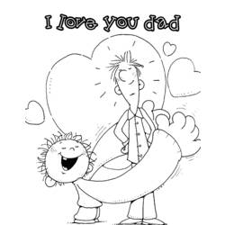 Coloring page: Dad (Characters) #103556 - Free Printable Coloring Pages
