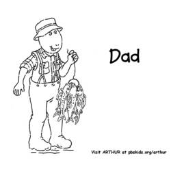 Coloring page: Dad (Characters) #103591 - Free Printable Coloring Pages