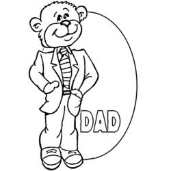 Coloring page: Dad (Characters) #103600 - Free Printable Coloring Pages