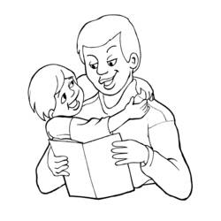 Coloring page: Dad (Characters) #103604 - Printable coloring pages