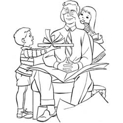 Coloring page: Dad (Characters) #103614 - Free Printable Coloring Pages