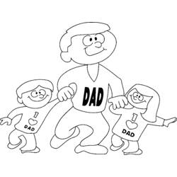 Coloring page: Dad (Characters) #103635 - Free Printable Coloring Pages