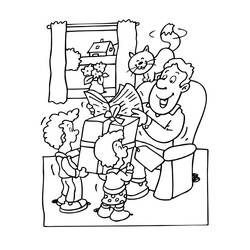 Coloring page: Dad (Characters) #103644 - Free Printable Coloring Pages