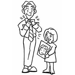 Coloring page: Dad (Characters) #103650 - Printable coloring pages