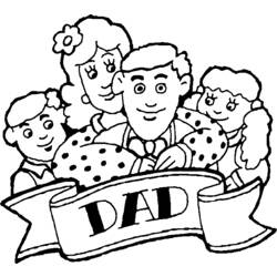 Coloring page: Dad (Characters) #103706 - Free Printable Coloring Pages