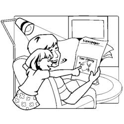 Coloring page: Dad (Characters) #103755 - Free Printable Coloring Pages