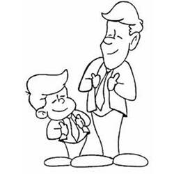 Coloring page: Dad (Characters) #103826 - Printable coloring pages
