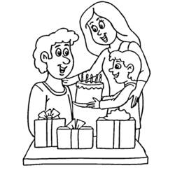 Coloring page: Dad (Characters) #103837 - Free Printable Coloring Pages