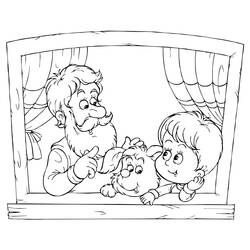 Coloring page: Dad (Characters) #103868 - Free Printable Coloring Pages