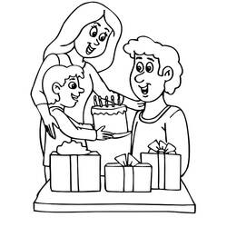 Coloring page: Dad (Characters) #103906 - Free Printable Coloring Pages