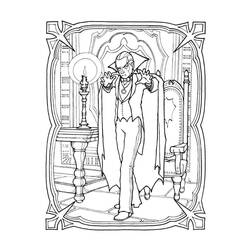 Coloring page: Dracula (Characters) #204051 - Free Printable Coloring Pages