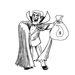 Coloring page: Dracula (Characters) #204060 - Free Printable Coloring Pages