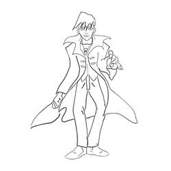 Coloring page: Dracula (Characters) #204065 - Free Printable Coloring Pages