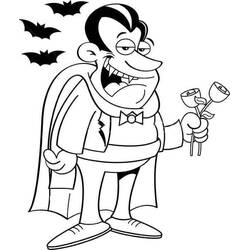 Coloring page: Dracula (Characters) #204068 - Free Printable Coloring Pages