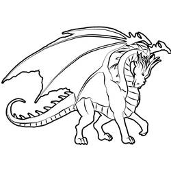 Coloring page: Dragon (Characters) #148339 - Printable coloring pages