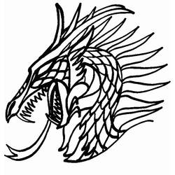 Coloring page: Dragon (Characters) #148341 - Printable coloring pages