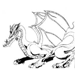 Coloring page: Dragon (Characters) #148349 - Free Printable Coloring Pages