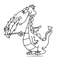 Coloring page: Dragon (Characters) #148364 - Free Printable Coloring Pages