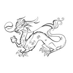 Coloring page: Dragon (Characters) #148375 - Printable coloring pages