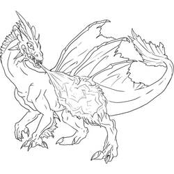 Coloring page: Dragon (Characters) #148392 - Free Printable Coloring Pages