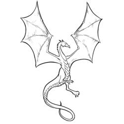 Coloring page: Dragon (Characters) #148401 - Free Printable Coloring Pages