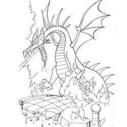 Coloring page: Dragon (Characters) #148410 - Free Printable Coloring Pages