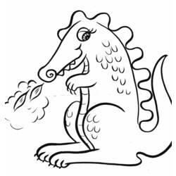 Coloring page: Dragon (Characters) #148416 - Free Printable Coloring Pages