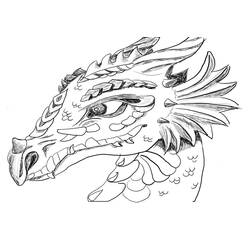 Coloring page: Dragon (Characters) #148417 - Free Printable Coloring Pages