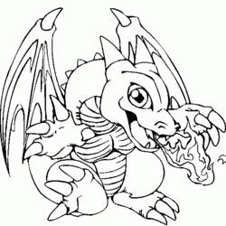 Coloring page: Dragon (Characters) #148432 - Free Printable Coloring Pages