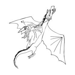 Coloring page: Dragon (Characters) #148444 - Free Printable Coloring Pages