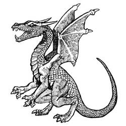 Coloring page: Dragon (Characters) #148448 - Free Printable Coloring Pages