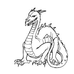 Coloring page: Dragon (Characters) #148458 - Free Printable Coloring Pages