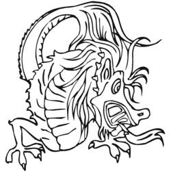 Coloring page: Dragon (Characters) #148461 - Free Printable Coloring Pages