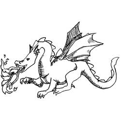 Coloring page: Dragon (Characters) #148464 - Free Printable Coloring Pages