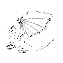 Coloring page: Dragon (Characters) #148474 - Free Printable Coloring Pages