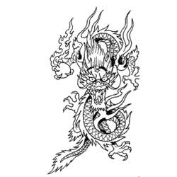 Coloring page: Dragon (Characters) #148505 - Free Printable Coloring Pages