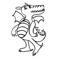 Coloring page: Dragon (Characters) #148508 - Free Printable Coloring Pages