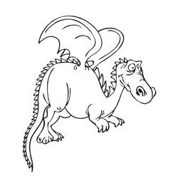Coloring page: Dragon (Characters) #148514 - Free Printable Coloring Pages