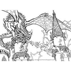 Coloring page: Dragon (Characters) #148518 - Free Printable Coloring Pages