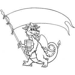 Coloring page: Dragon (Characters) #148526 - Free Printable Coloring Pages