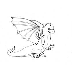 Coloring page: Dragon (Characters) #148528 - Free Printable Coloring Pages