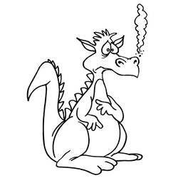 Coloring page: Dragon (Characters) #148530 - Free Printable Coloring Pages