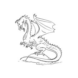 Coloring page: Dragon (Characters) #148561 - Free Printable Coloring Pages