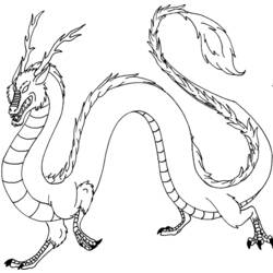 Coloring page: Dragon (Characters) #148587 - Printable coloring pages
