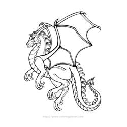 Coloring page: Dragon (Characters) #148606 - Free Printable Coloring Pages